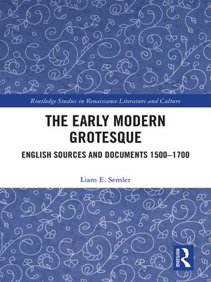 cover image of The Early Modern Grotesque